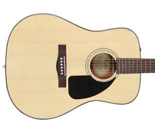 NEW Fender CD 60 Dreadnought Acoustic Guitar Natural Rosewood Neck 