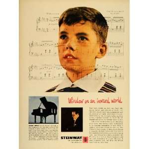  1949 Ad Steinway Grand Piano Rudolf Serkin Chopin Score 