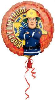Fireman Sam Happy Birthday Foil Balloon 18  