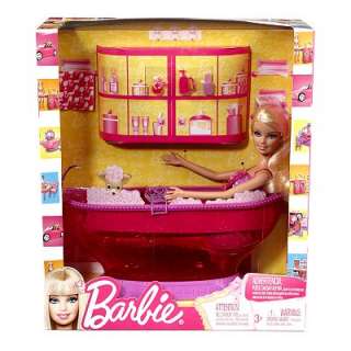 Barbie Glam Tub and Doll Set by Mattel