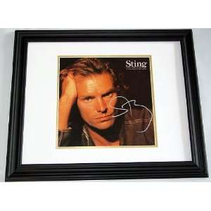  Sting Autographed Signed Framed Album & Proof Everything 