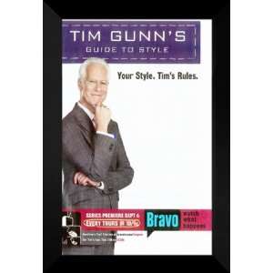  Tim Gunns Guide to 27x40 FRAMED TV Poster   A   2007 