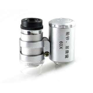  60X Magnifier mini coin Microscope Pocket Zoom Watch Loupe Eye  