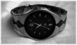 GEORGE FMDGE 159 99 Mens Wrist Watch Black Metal Date  