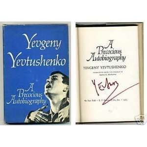  Yevgeny Yevtushenko Autobiography Signed Autograph Book 