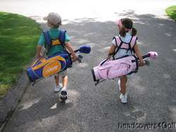 New Junior Right Hand RH Golf Club Set Age 3 5 Kids Bag  