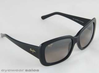 Maui Jim Sunglasses LANI Gloss Black, Neutral Grey GS239 02 NEW 