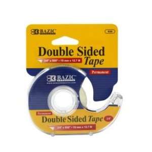  BAZIC Double Sided Permanent Tape In Dispenser 