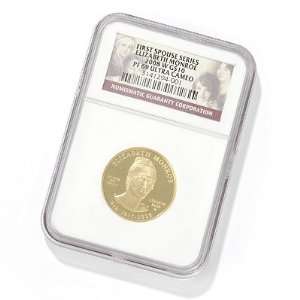  2008 Elizabeth Monroe $10 Proof Gold Coin PF69UC NGC OGP 