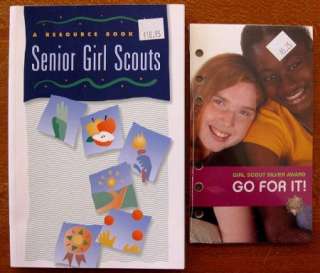 Lot of 4 GIRL SCOUTS Books Senior Girl Scout, Go For It, Interest 