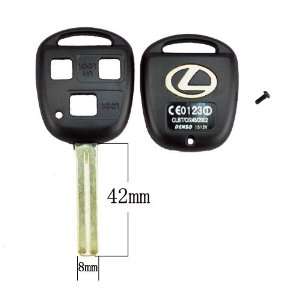  3 Buttons Remote Key Short Blade Shell For Lexus LX470 