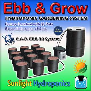   CAP EBB & GRO AND GROW FLOW 30 SITE HYDROPONIC SYSTEM THE 