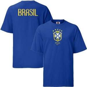   World Cup Royal Blue World Cup Soccer Federation T shirt Sports