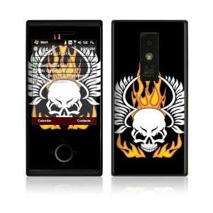    HTC Touch Pro Decal Vinyl Skin   Flame Skull 