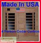 PERSON SAUNA *MADE IN USA* Carbon FAR Infrared   Cedar   Lifetime 