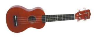   Economy Soprano Ukulele with Geared Tuning Pegs and Gig Bag, Natural