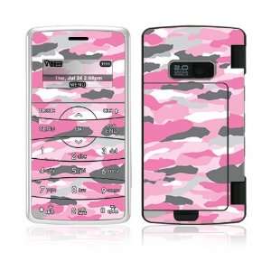  Pink Camo Decorative Skin Cover Decal Sticker for LG enV2 