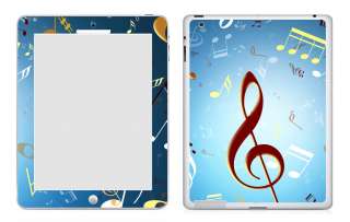 Bundle Monster Apple iPad 2 Tablet Vinyl Skin Art Decal   Musical 