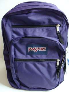 JANSPORT Big Student Girls Backpack Purple Book Bag NEW  