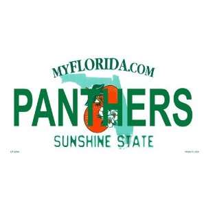  LP 2284 Florida State Background License Plates  Panthers 