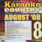 Chartbuster KARAOKE 60379 COUNTRY Hits JULY 2008  