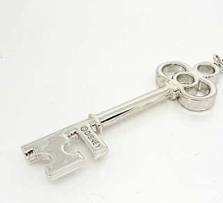 Disney Couture Silver Cinderella Dream Key Necklace  