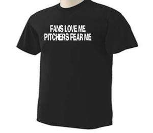 KIDS Fans Love Me Pitchers Fear Me Baseball T Shirt  
