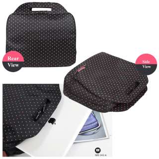   Shockproof Pink Dot Design Laptop Bag Case for 13.3 14.1 in or smaller