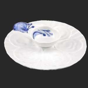  Artland Inc Ocean Blue Oyster Plate Set: Kitchen & Dining