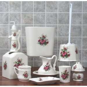 Glamis Rose Ceramic Bath Accessories, Lotion Pump 