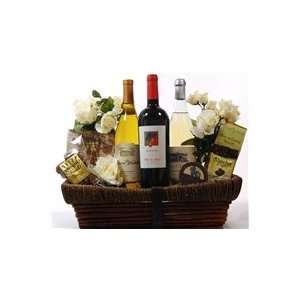   Moms Favorites Three Bottle Wine Gift Basket Grocery & Gourmet Food
