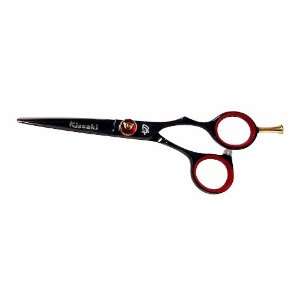   Hair Cutting Kogai 5.5 Black Titanium Salon Shears Barber Scissors