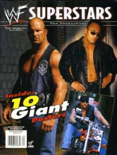   WWE Magazine Superstars Poster Book 10 TRISH STRATUS/LITA/STEVE AUSTIN