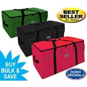   Full Bale Horse Hay Bag 3 Layer Bottom Red