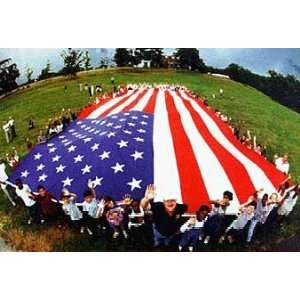   . 002610WE FLAG US 16INX24IN NYL GLO AMERICAN FLAG