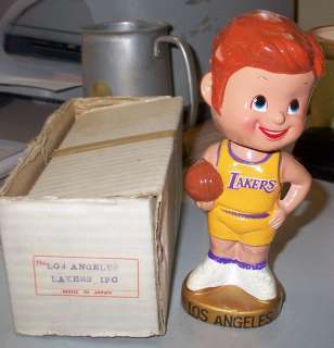 1960s Los Angeles Lakers Bobbin Bobbing Head Nodder MIB  