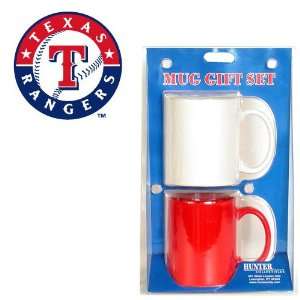  Hunter Texas Rangers Red/White Mug (2 Pack) Sports 