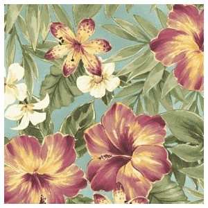  Tropical Hibiscus Fabric Arts, Crafts & Sewing