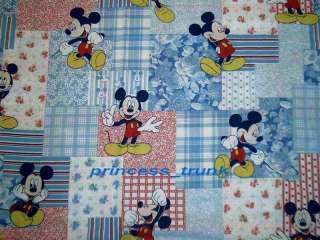 Disney Mickey Mouse Patchworks Sun Dress Sz 12M 10yrs  