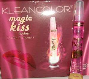 KLEANCOLOR ~ MAGIC KISS LIP GLOSS ~ COOL CHANGES COLOR WITH BODY 