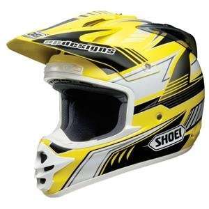  Shoei VFX DT Preston 2 Helmet   X Small/Yellow Automotive