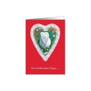  White Rose Valentine Card For Sweetheart Card Health 