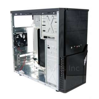 Black Onyx Micro ATX mATX Mid Tower Steel Computer Case, Black [TRN X2 