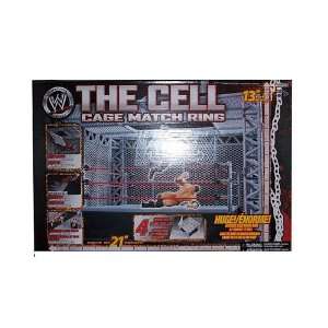  WWE The Cell Cage Match Ring Jakks Pacific Wrestling Toys 