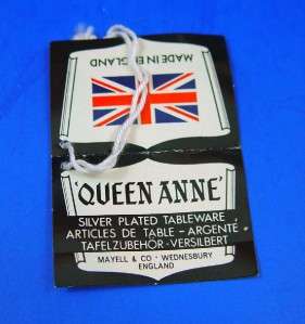 Queen Anne Silverplated Sandwich Tray Made England  