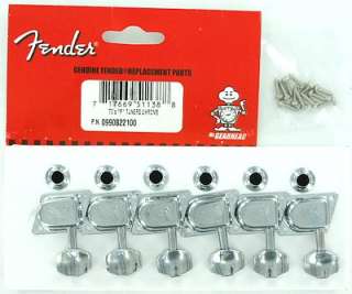 Fender 70S Vintage Chrome F Tuners Guitar Tuning Pegs  