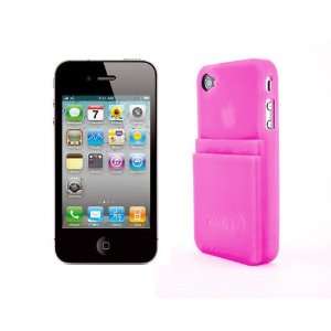  Callet Duo Case Cover and Wallet for iPhone 4, Pink 