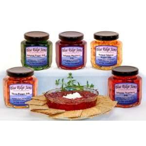 Blue Ridge Jams Jalapeno Pepper Jelly, Jams, and Preserves Variety 