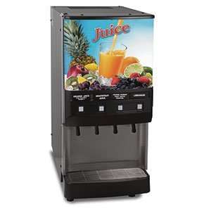 Bunn JDF 4S 4 Flavor Cold Beverage Juice Dispenser with Cold Water Tap 