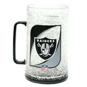   Oakland Raiders Crystal Freezer Mug   Monster Size: Kitchen & Dining